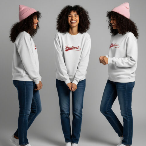 Sudadera Classic sin capucha mujer