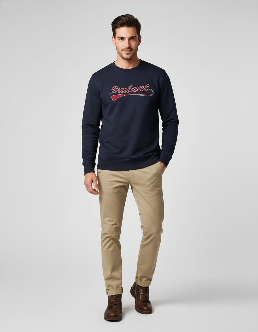 Sudadera Classic sin capucha hombre