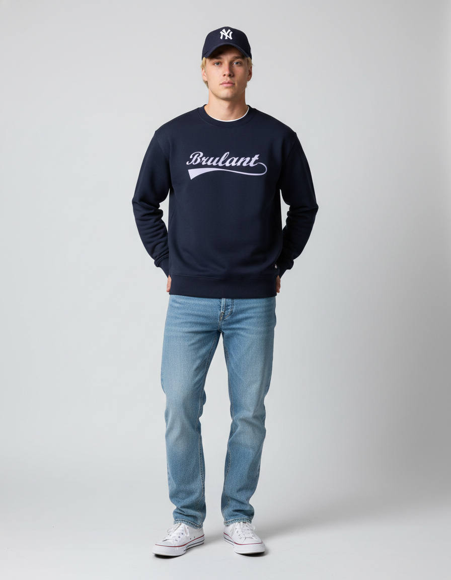 Sudadera Classic sin capucha hombre