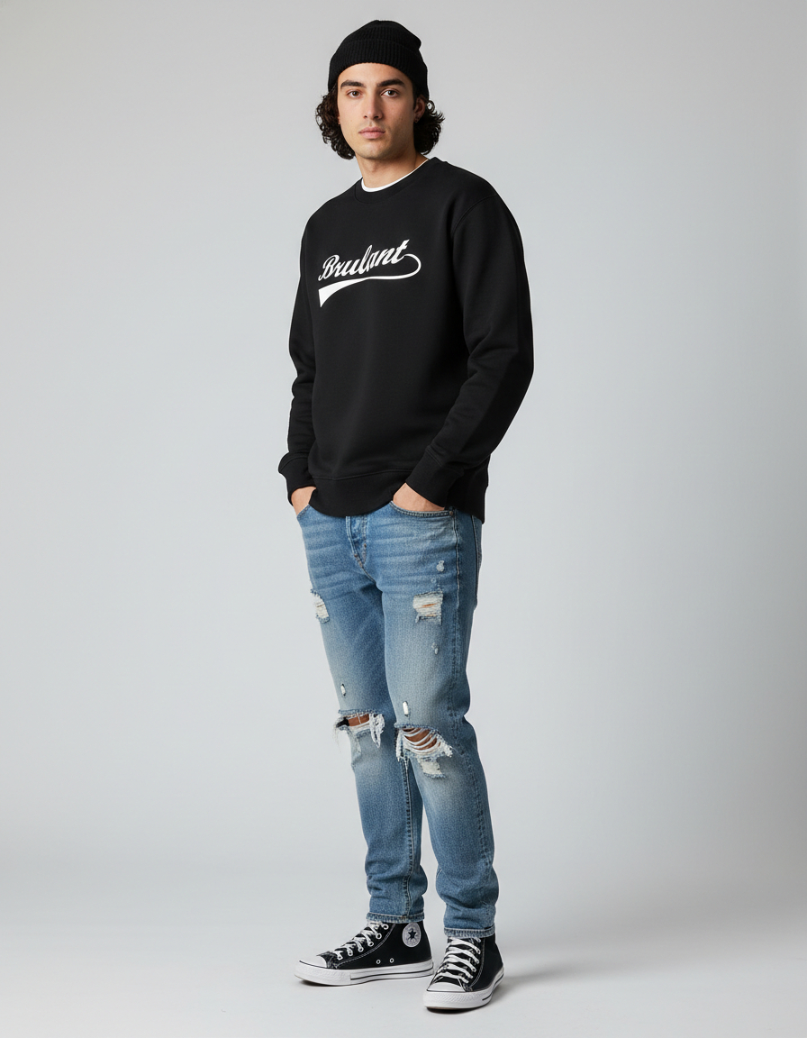 Sudadera Classic sin capucha hombre